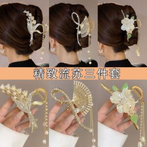 Pearl Hair Clip Accessories Set