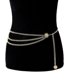 Gold Layered Chain Belt