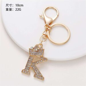 Gold Boot Charm Keychain