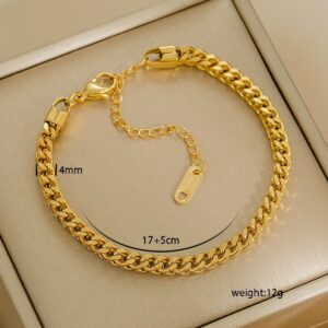 Gold Ball Chain Bracelet